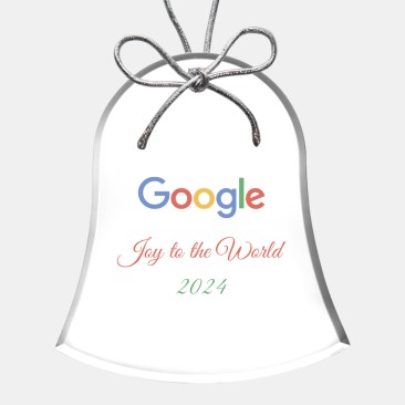 Color Imprinted Acrylic Bell Ornament