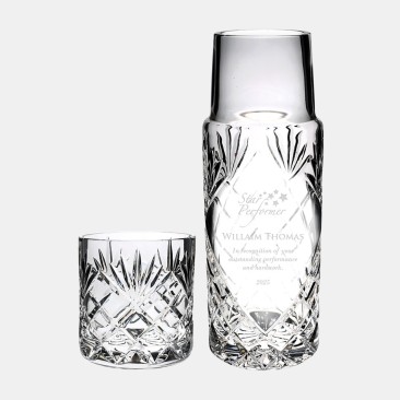 Joan Cut Carafe With Tumbler