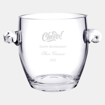 Michelangelo Glass Ice Bucket